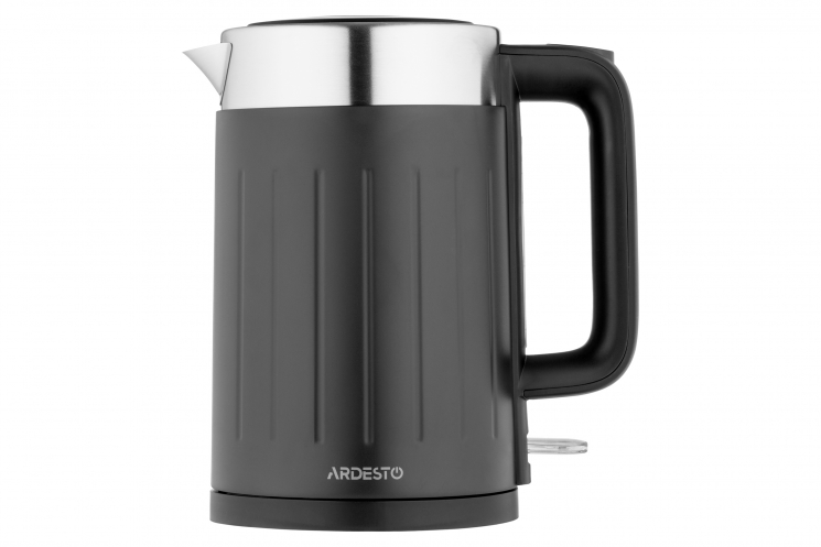 Електрочайник Ardesto EKL-F18B 1.7л, Strix, подвійні стінки, чорний матовий